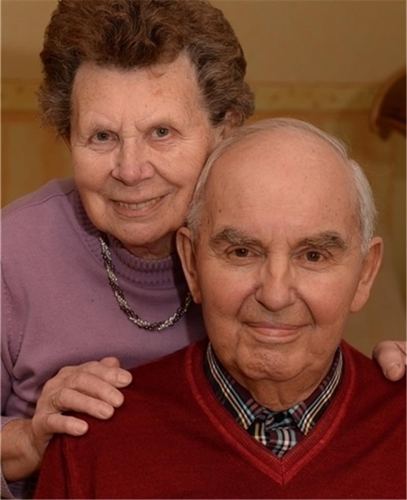 60 Jahre vereint: Herta und Johann Breuer. Foto Kordländer
