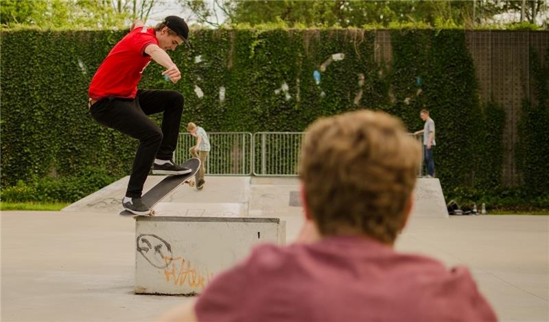 Am Sonnabend zeigen Skater wieder ihre Tricks . Foto Morewood Family