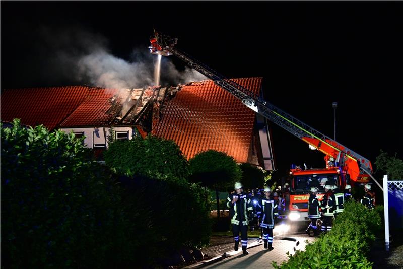 Brand zerstört Wohnhaus in Assel