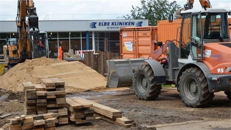 Baumaßnahmen am Elbe Klinikum Stade – Anfahrt zum Haupteingang per Pkw nicht möglich