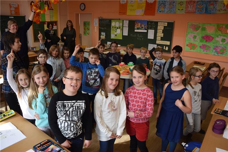 Die Klasse 2b der „Westerminis“ – so nennen sich die Kinder von der Grundschule am Westerminnerweg.