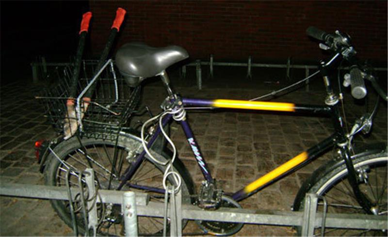 Die Polizei sucht den Eigentümer dieses Fahrrads. Foto Polizei