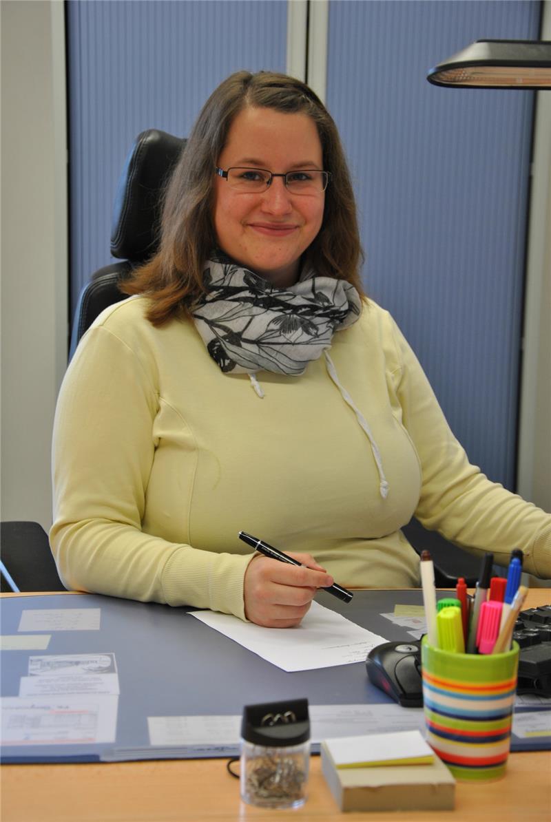 Die neue Schulsozialarbeiterin an der Johann-Hinrich-Pratje-Schule in Horneburg: Sozialpädagogin Christine Laabs. Foto Lohmann