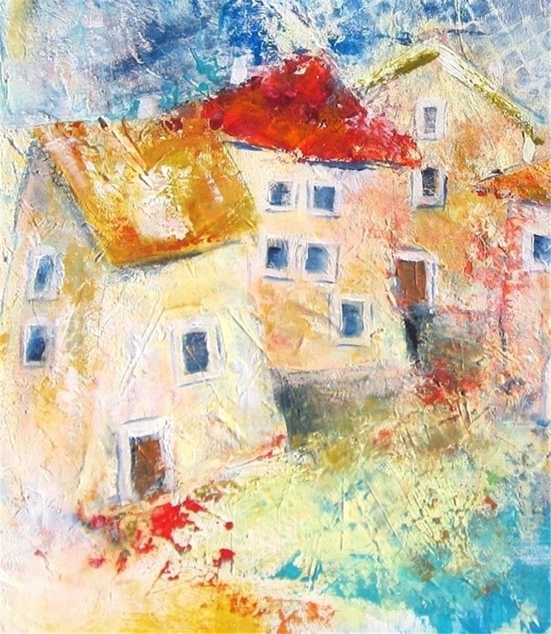 „Dorfplatz“ von Nadia Soufagie.