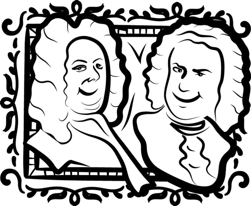 Ein Streit unter den Komponisten Georg Friedrich Händel und Johann Sebastian Bach muss im ersten Familienkonzert geschlichtet werden. Foto Freilichtmuseum am Kiekeberg