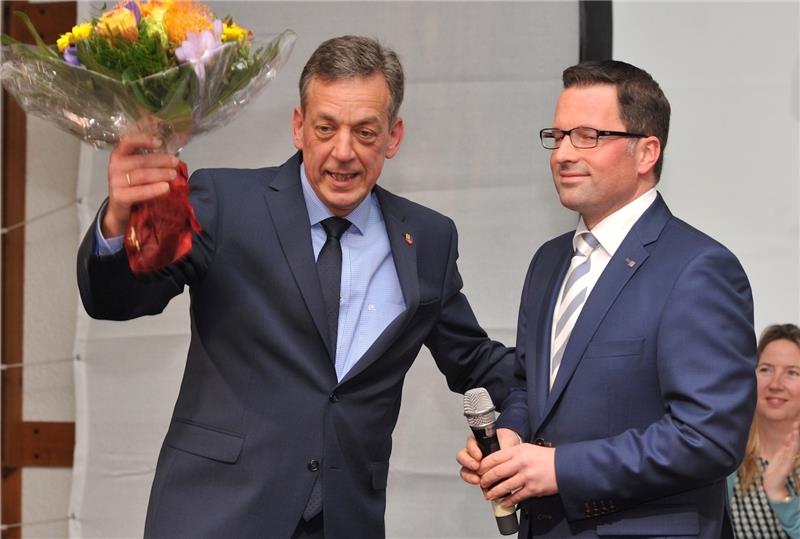 Erfolgreiches Duo: Helmut Dammann-Tamke und Kai Seefried (rechts) sind die Amtsinhaber und bewerben sich erneut um ein Mandat. Foto Wisser