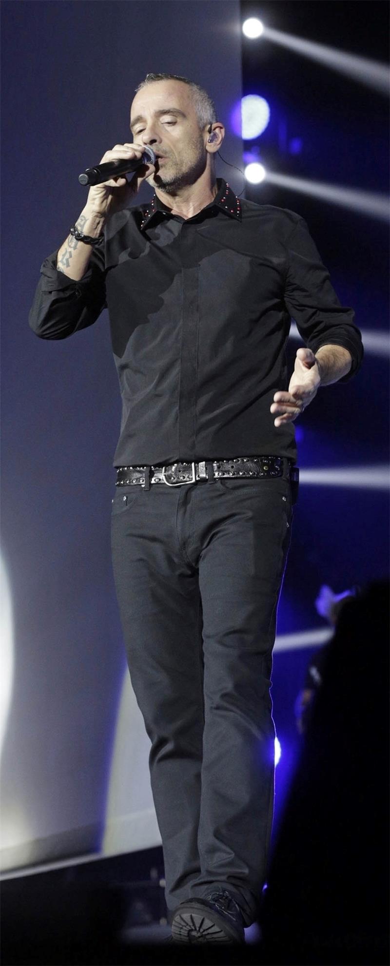 Eros Ramazzotti, der italienische Popsänger und Songwriter, bei seinem Konzert in der Barclaycard Arena. Foto Schiffler