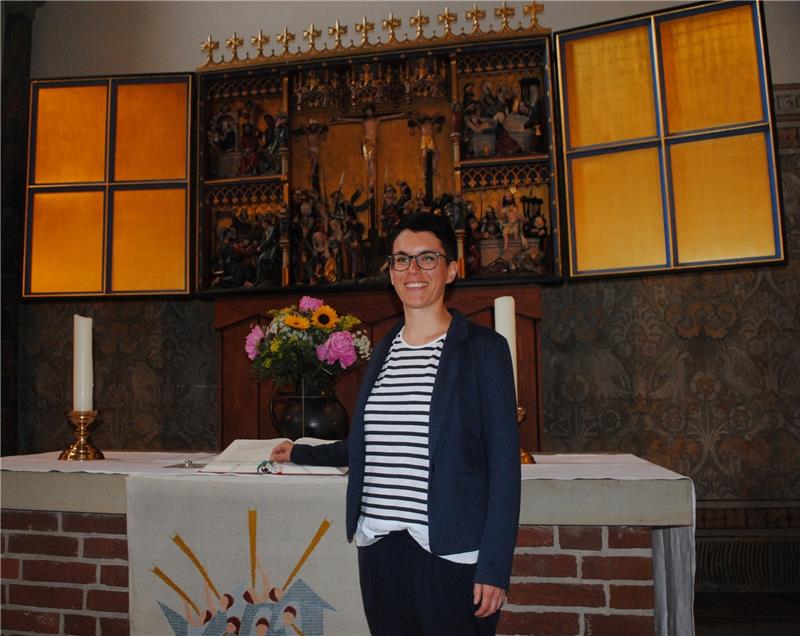 Eva Gotthold ist die Pastorin von Neukloster. Foto Vasel