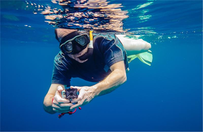 Mit der GoPro sind auch Aufnahmen unter Wasser kein Problem. Foto GoPro