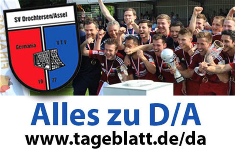 Pünktlich zum Start der neuen Fußball-Regionalliga-Saison geht Tageblatt online mit der Sonderseite rund um die SV Drochtersen/Assel an den Start.