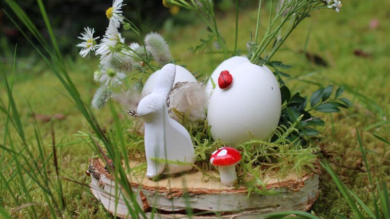 Erster Kunstmarkt zu Ostern in der Eulsetehalle in Himmelpforten An mehr als 50 Ständen können die Besucher stöbern und kaufen.