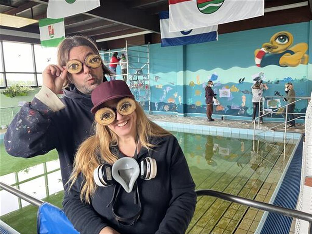  CAROLÏN&PHILIPP gehören zu den deutschen Pionieren der figurativen Graffiti- un...