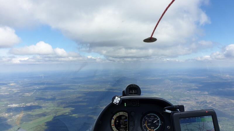  Christian Ückert flog im Schnitt 103,7 Stundenkilometer.