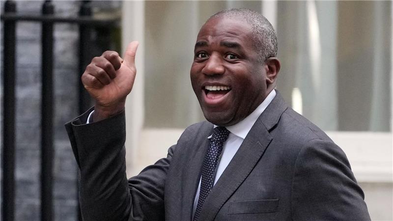  David Lammy spricht in einem Interview über die Regierungskrise. (Archivbild)