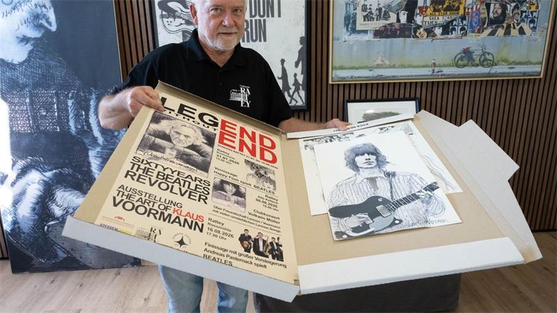  Die Ausstellung zeigt Arbeiten des 88 Jahre alten Künstlers, der die Beatles 1960 während ihrer Anfänge in Hamburg kennengelernt hatte. 