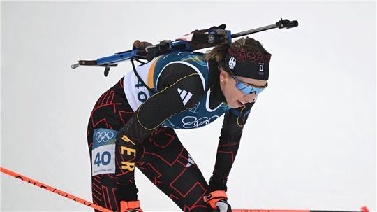  Franziska Preuß verpasst die ersehnte Einzelmedaille.