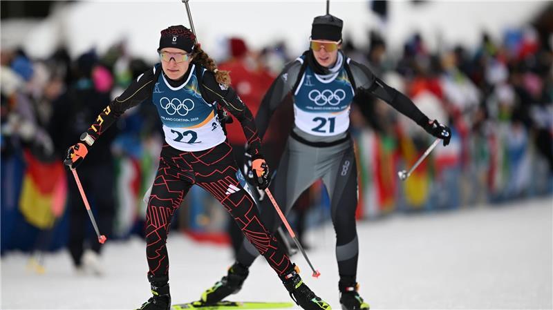  Janina Hettich-Walz (l) kann nicht im Olympia-Sprint starten.