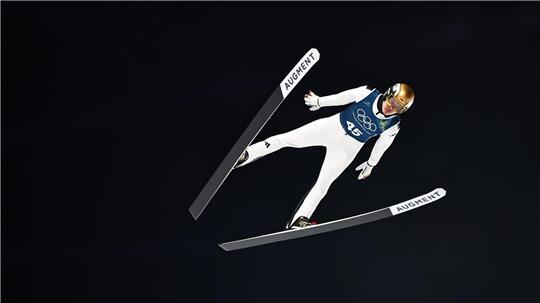  Philipp Raimund aus Deutschland in Aktion bei den Olympischen Winterspielen 2026.