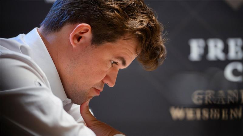  Schach-Profi Magnus Carlsen steht im Finale der Freestyle-WM. (Archvbild)