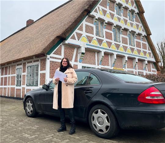 1,2 Millionen Euro hat Architektin Heike Waiblinger in das denkmalgeschützte Fachwerkhaus in Guderhandviertel investiert. Fotos: Buchmann