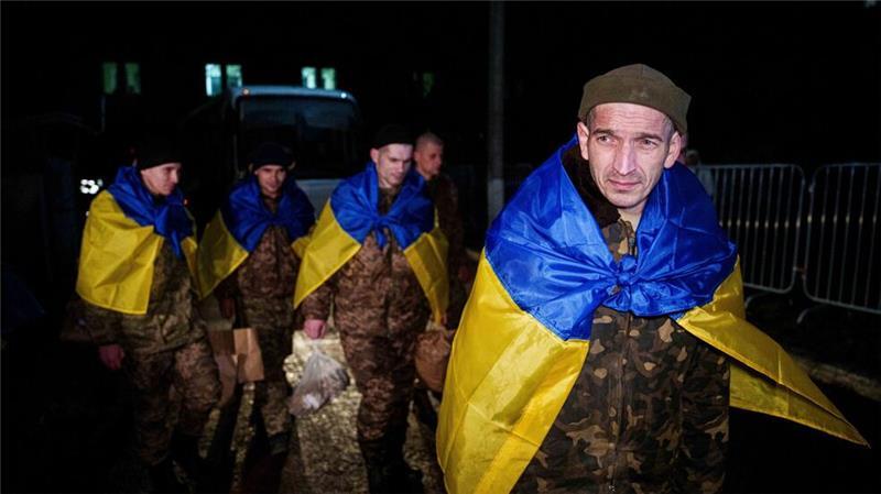189 ukrainische Kriegsgefangene sind aus Russland heimgekehrt.