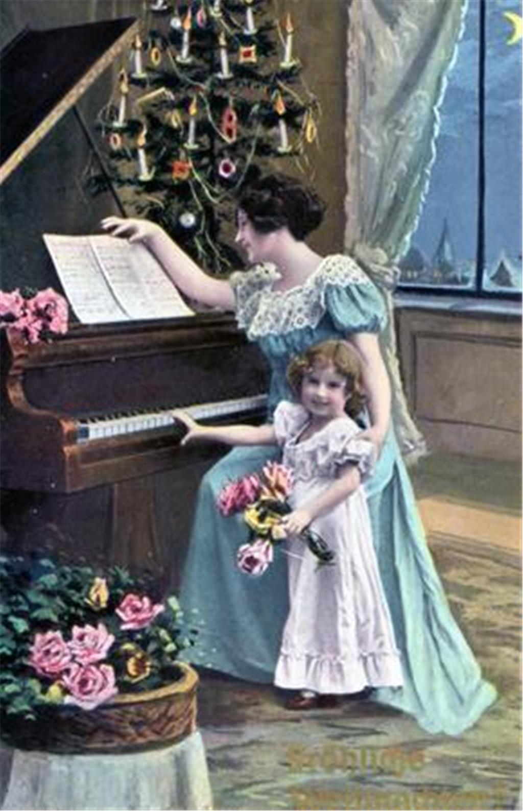 1913: Fröhliche Weihnachsten sendet fesch, nebst Eltern und Bruder, für Bruder u...