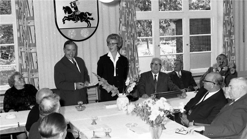 1963 fand der erste Besuch der Asfelder in Harsefeld statt.