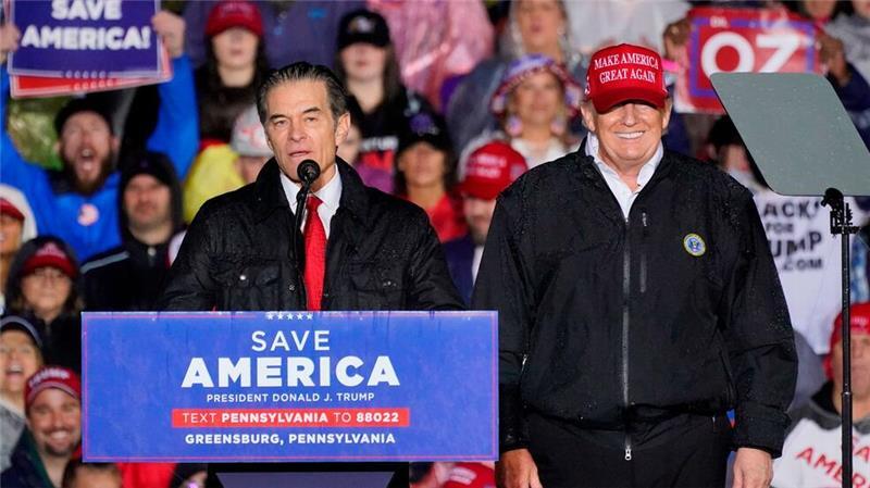 Trump will TV-Arzt Oz wichtigen Gesundheitsposten geben 2022 sollte Mehmet Oz einen Senats-Sitz für die Republikaner holen - scheiterte aber. (Archivbild)