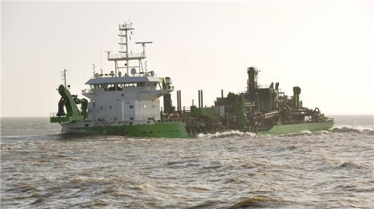 2022 war ein Rekordjahr, was die Baggermengen aus der Tideelbe betrifft. In diesem Jahr kehre die Unterhaltungsbaggerung zur Normalität zurück, so das WSA Elbe-Nordsee. Archivfoto: Kramp