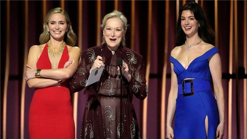 2026 kommt der zweite Teil von „Der Teufel trägt Prada“ mit Emily Blunt (l-r), Meryl Streep und Anne Hathaway in die Kinos. (Archivbild)
