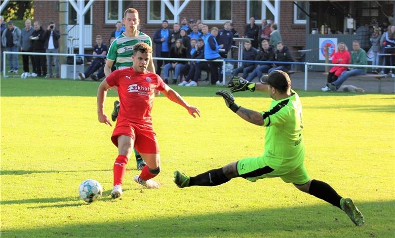 22 Tore in 14 Spielen: Luka Papke führt die Torschützenliste der Kreisliga Stade an, dabei könnte er noch in der A-Jugend spielen.