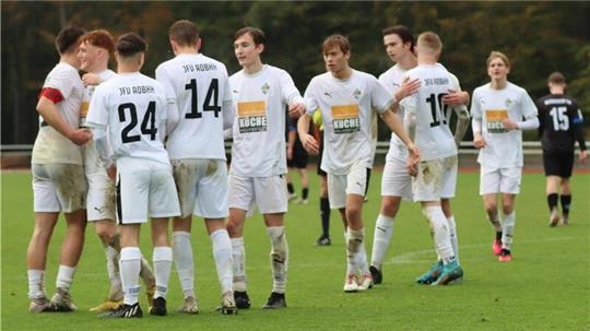 28 Tore bejubelten die Spieler der U19-Mannschaft des Jugendfördervereins A/O/B/H/Heeslingen in der Hinrunde der Regionalliga Nord.