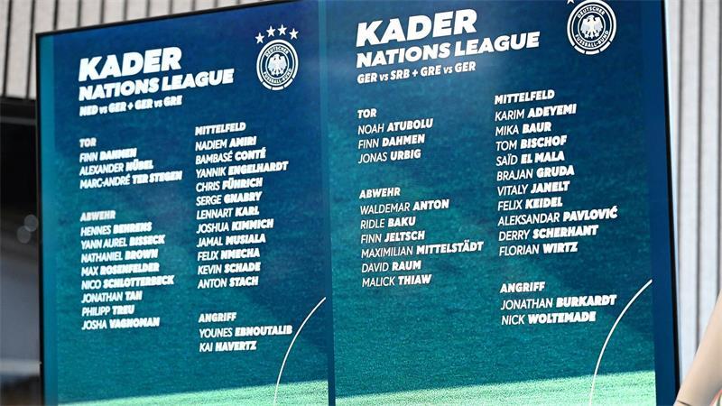 Klopps XXL-Kader und das neue Wir-Gefühl 44 Namen stehen auf dem DFB-Tableau für die Spiele in der Nations League.
