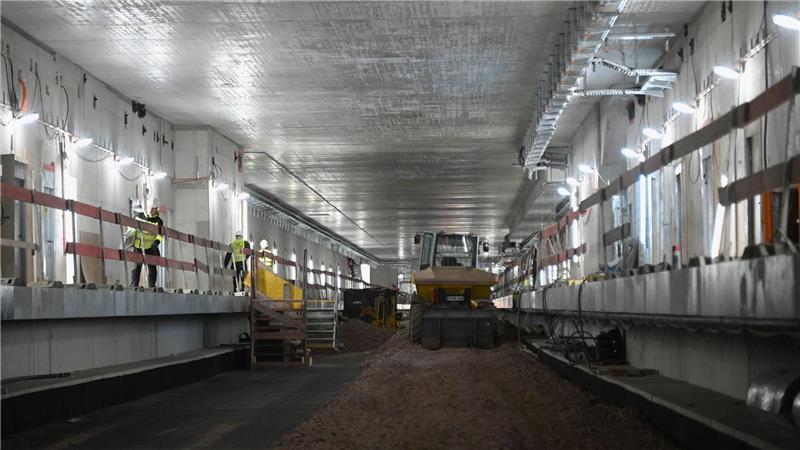 600 Meter - so lang ist der neue Tunnel der Hamburger U4.