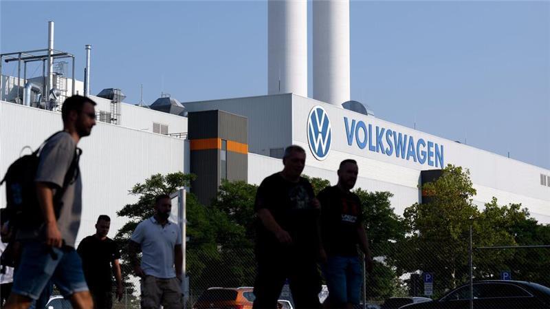 VW-Standorte in Gefahr? Die zehn Werke im Überblick 9.500 Mitarbeiter bauen in Zwickau Elektroautos für die Marken VW, Audi und Cupra. (Archivbild)