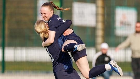 A/O-Fußballerin Hanna Ernst erzielte das 1:1.