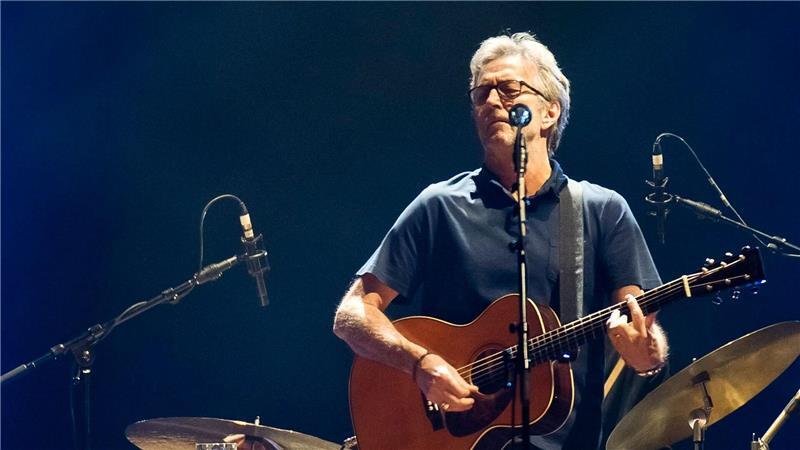 Streitbare Gitarrenlegende: Eric Clapton wird 80 Ab April ist Eric Clapton wieder auf Tournee. Deutschland-Konzerte sind vorerst nicht geplant. (Archivbild)