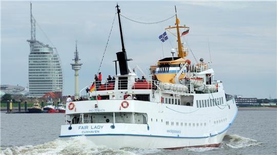 Ab April wird die „Fair Lady“, hier eine Aufnahme von 2016, wieder zwischen Bremerhaven und Helgoland verkehren.
