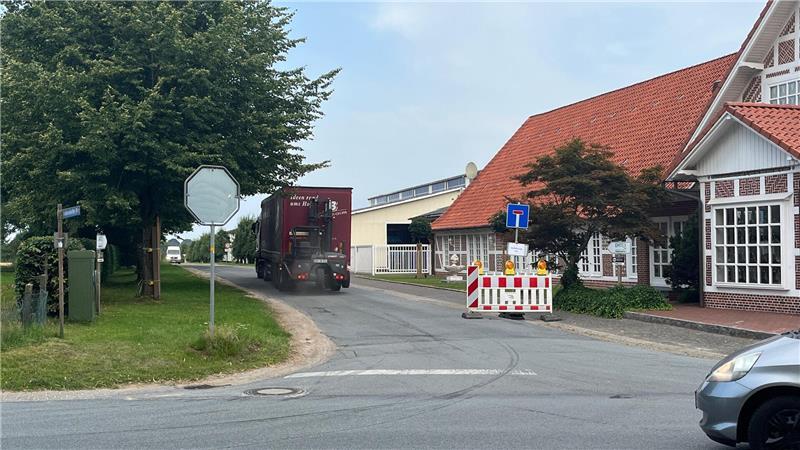 Ab Montag ist die Verbindungsstraße zwischen Nottensdorf und Bliedersdorf vollständig gesperrt.