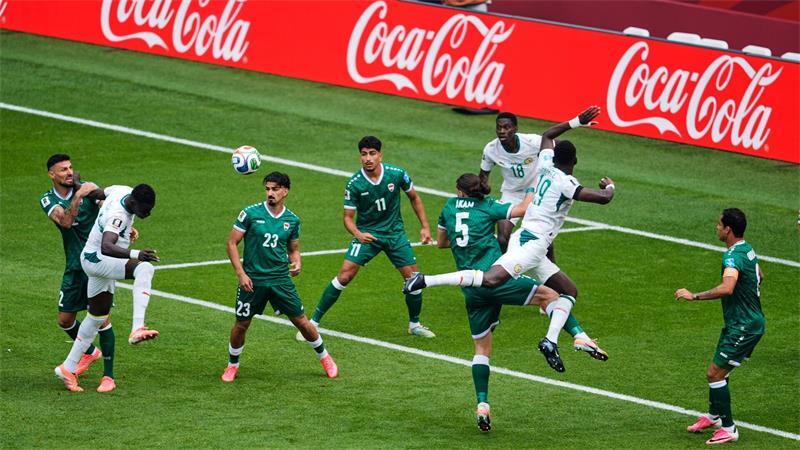 Abdoulaye Seck erzielte die frühe Führung für Senegal.
