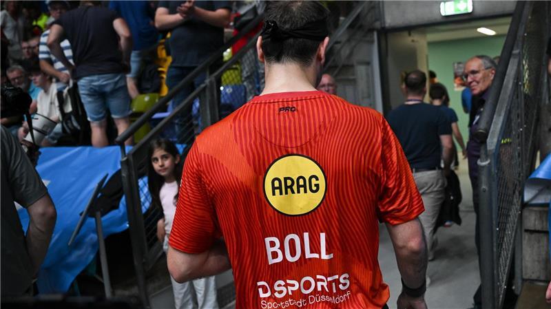 Abschied von Timo Boll: Die deutsche Tischtennis-Legende geht nach dem letzten Spiel in die Kabine.