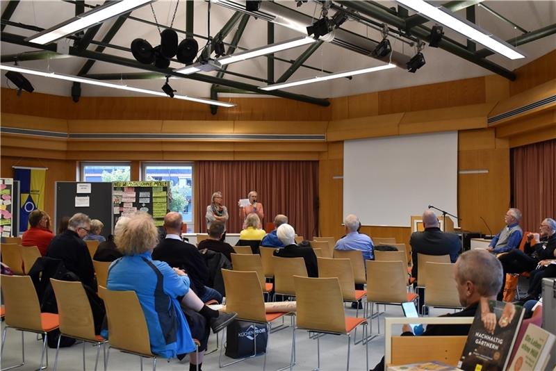 Abschlussplenum mit Ergebnissen aus den einzelnen Arbeitsgruppen.