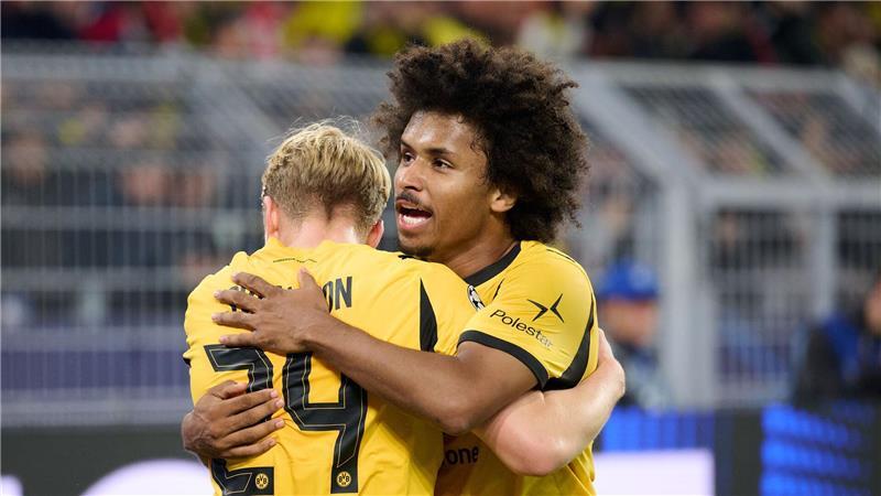 Adeyemi (rechts) machte erneut ein starkes Spiel.