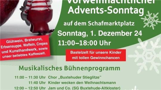 Adventssonntag auf dem Schafmarkt.