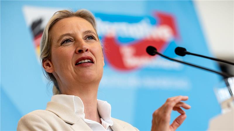 AfD-Chefin Weidel will mit einem Wahlsieg ihrer Partei bei den Landtagswahlen auch die Bundesregierung unter Druck setzen. (Archivbild)