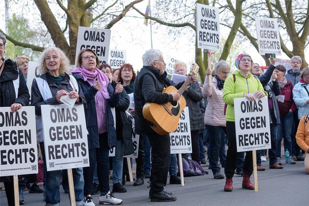 AfD-Gegendemonstration in Buxtehude.