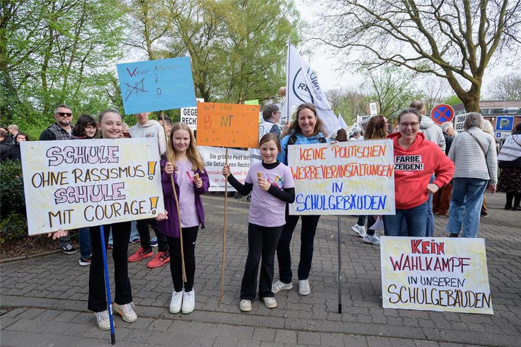 AfD-Gegendemonstration in Buxtehude.