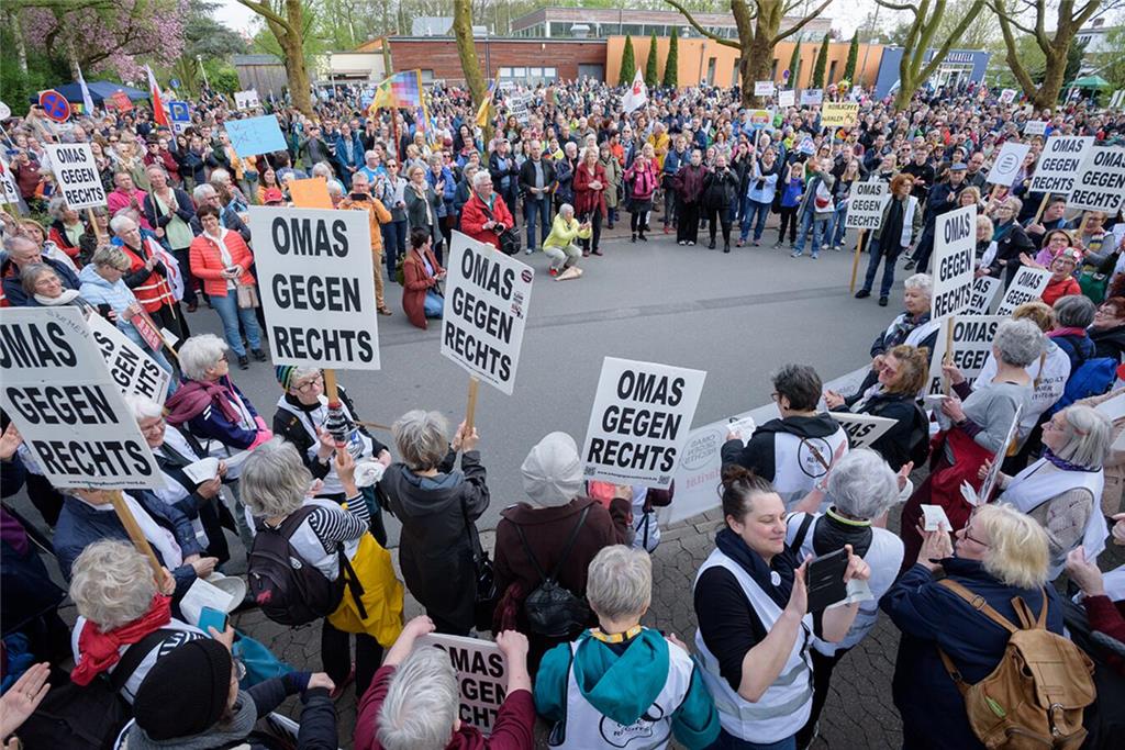AfD-Gegendemonstration in Buxtehude.