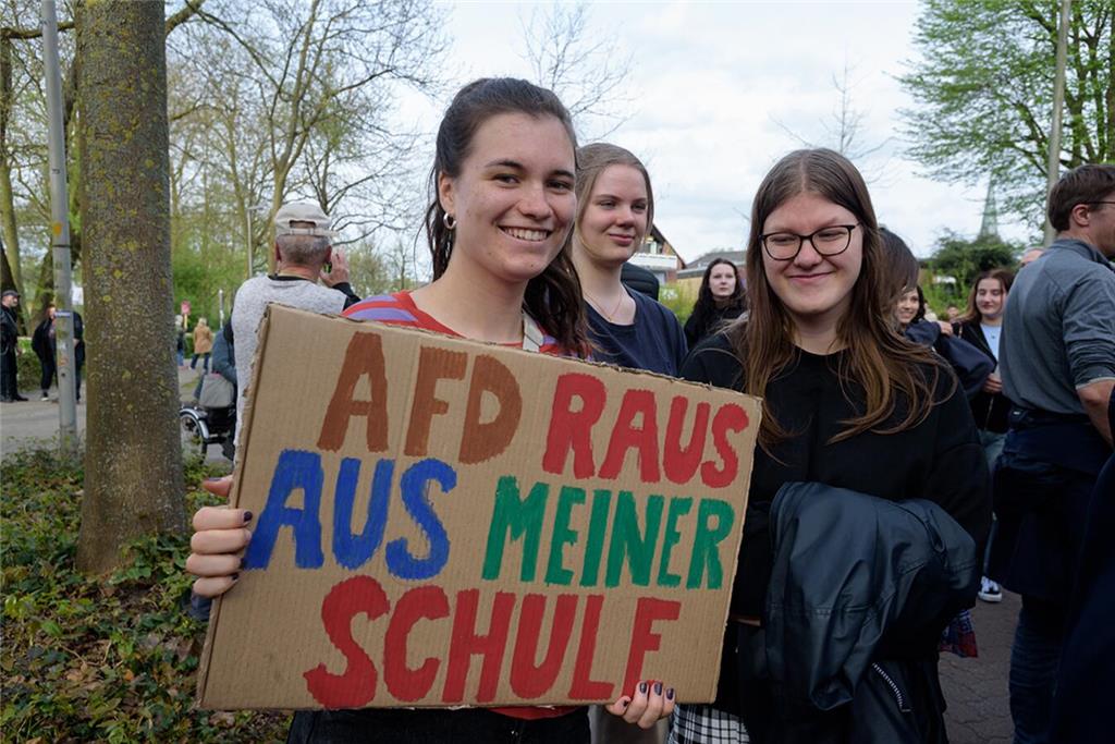 AfD-Gegendemonstration in Buxtehude.