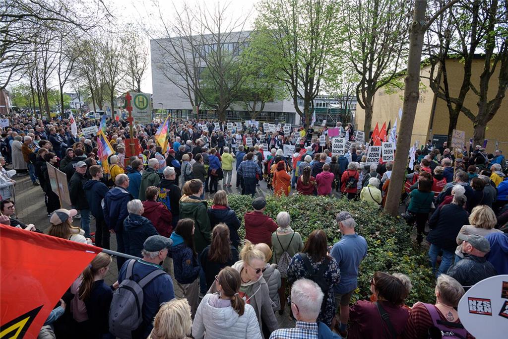 AfD-Gegendemonstration in Buxtehude.